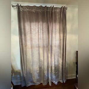 West Elm Velvet Curtains
